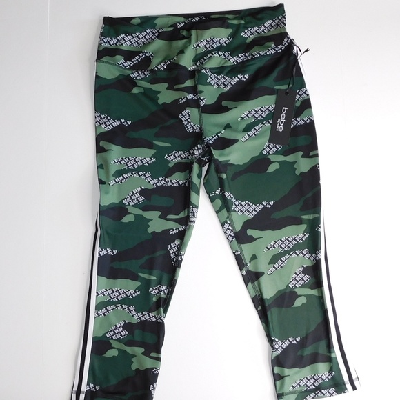 bebe Pants - BeBe Sport Cropped Leggings